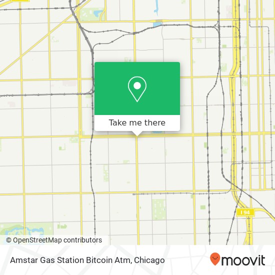 Mapa de Amstar Gas Station Bitcoin Atm