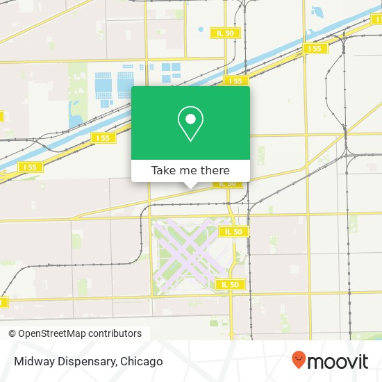 Midway Dispensary map