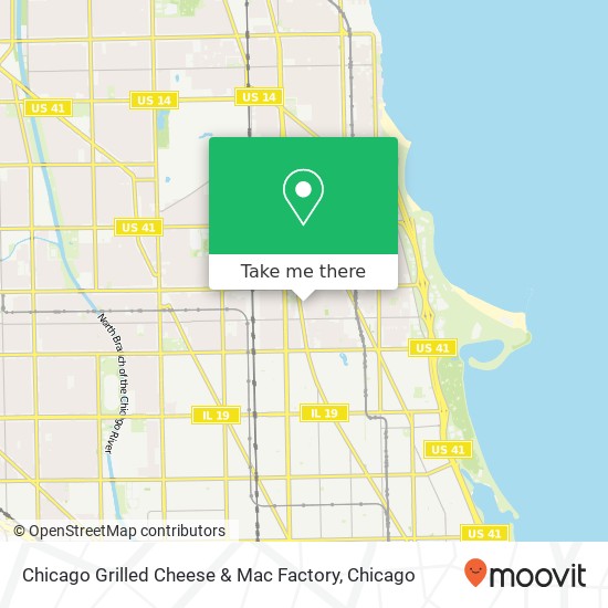 Mapa de Chicago Grilled Cheese & Mac Factory