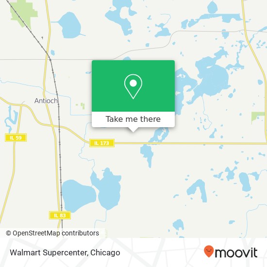 Mapa de Walmart Supercenter