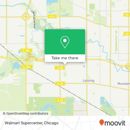 Walmart Supercenter map