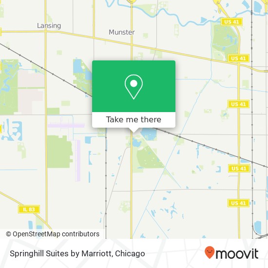 Mapa de Springhill Suites by Marriott