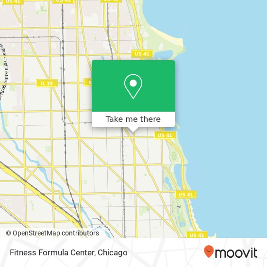 Fitness Formula Center map