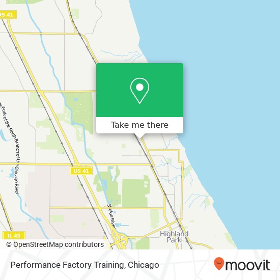 Performance Factory Training map