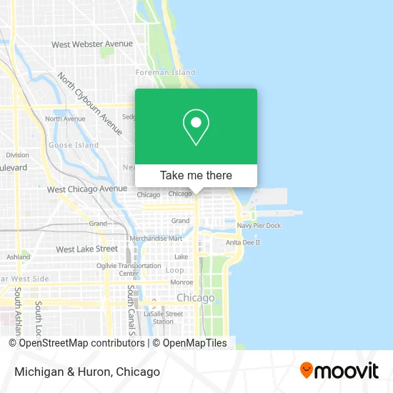 Michigan & Huron map