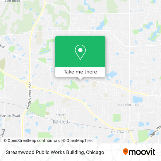 Mapa de Streamwood Public Works Building