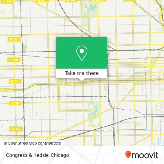 Congress & Kedzie map