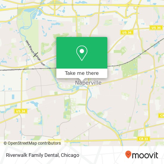 Riverwalk Family Dental map