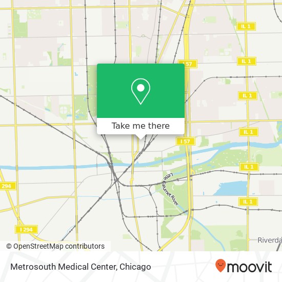 Metrosouth Medical Center map