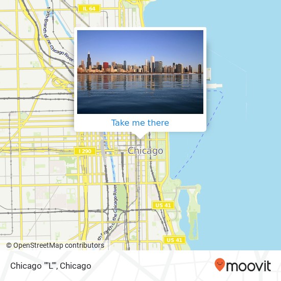 Mapa de Chicago ""L""