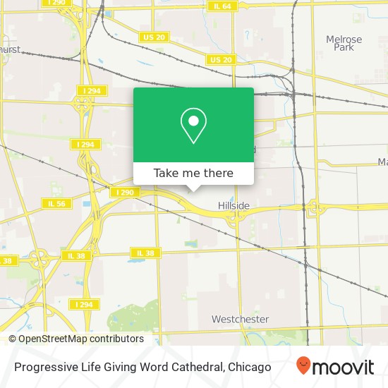 Progressive Life Giving Word Cathedral map