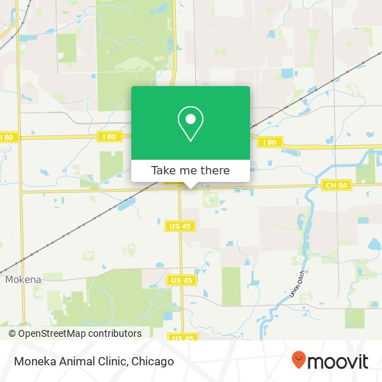 Mapa de Moneka Animal Clinic