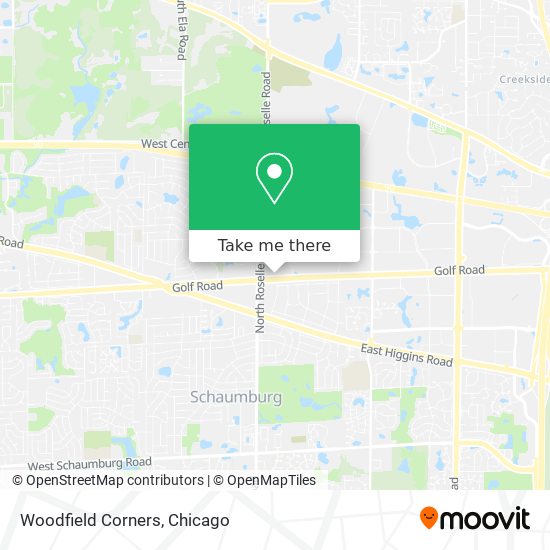 Woodfield Corners map