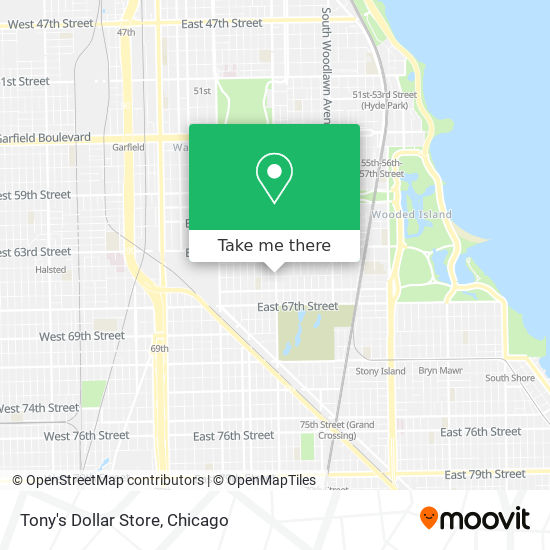 Mapa de Tony's Dollar Store