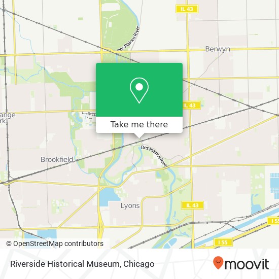Riverside Historical Museum map