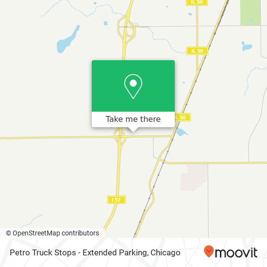 Mapa de Petro Truck Stops - Extended Parking