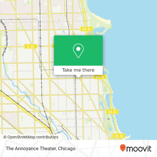 The Annoyance Theater map