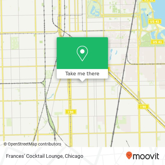 Frances' Cocktail Lounge map
