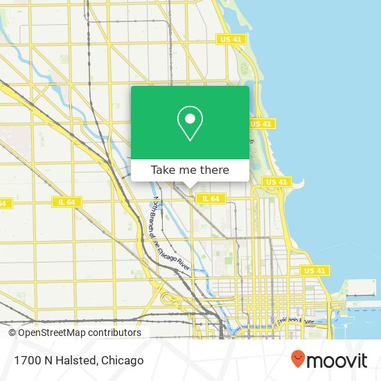 1700 N Halsted map