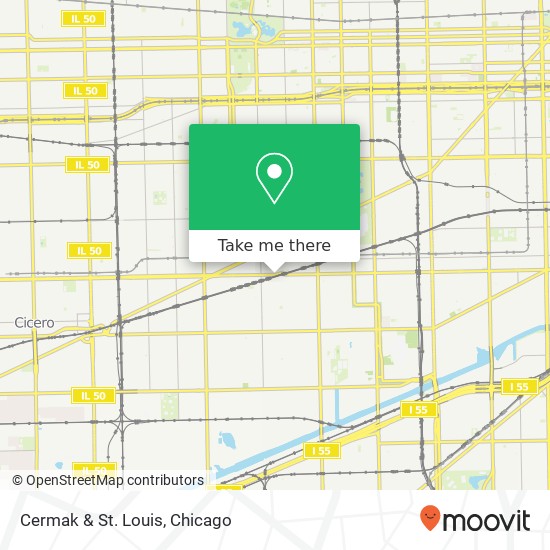 Mapa de Cermak & St. Louis