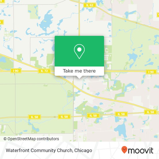 Mapa de Waterfront Community Church