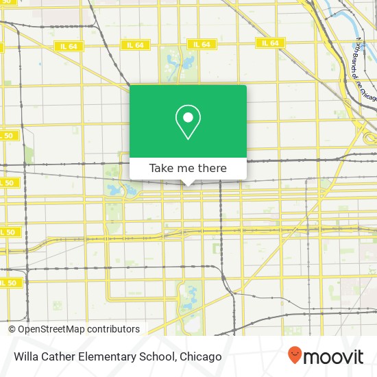 Willa Cather Elementary School map