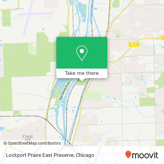 Mapa de Lockport Praire East Preserve