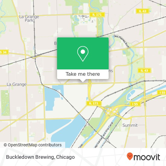 Buckledown Brewing map