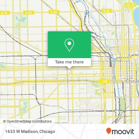 1633 W Madison map