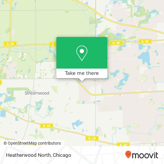 Mapa de Heatherwood North