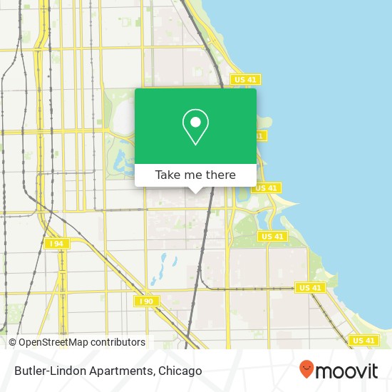 Butler-Lindon Apartments map