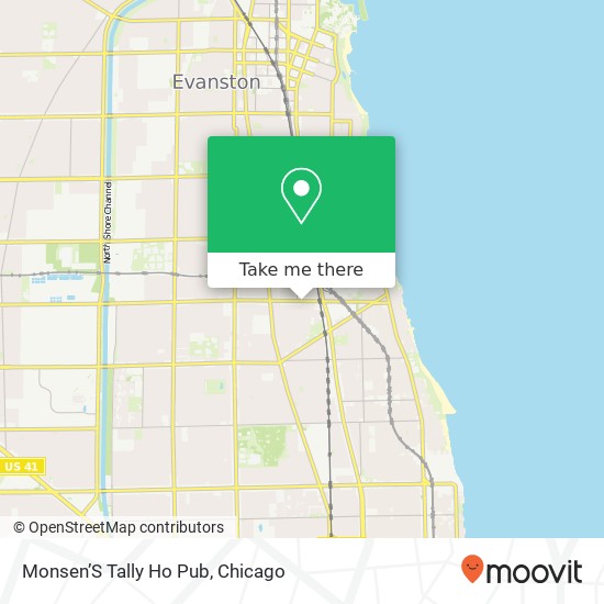 Mapa de Monsen’S Tally Ho Pub