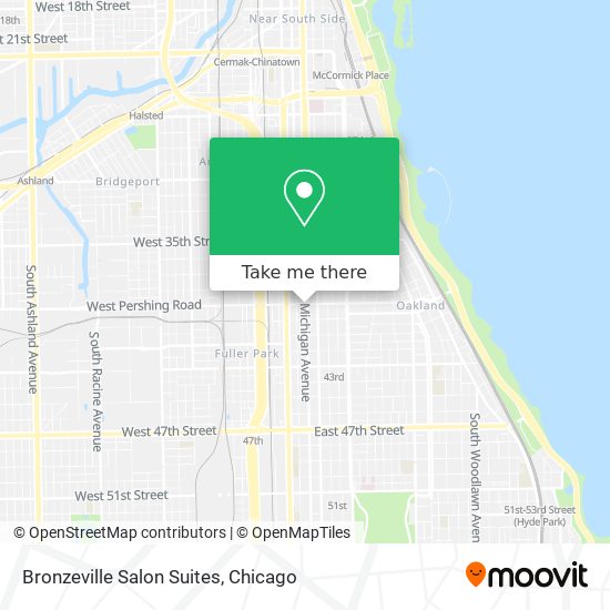 Bronzeville Salon Suites map