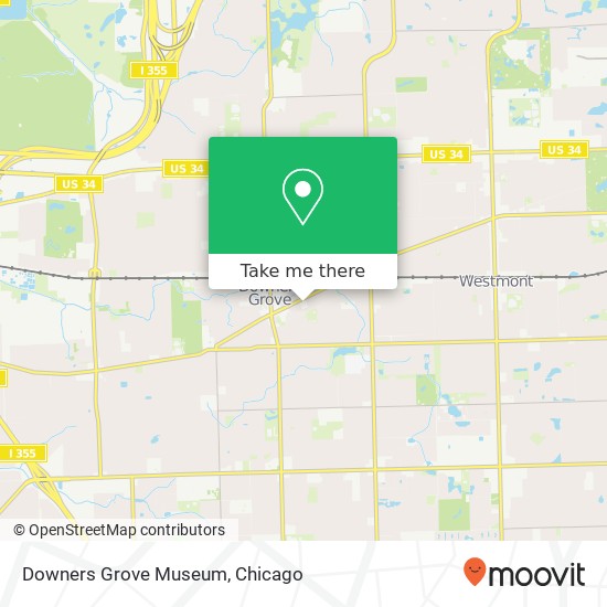 Mapa de Downers Grove Museum