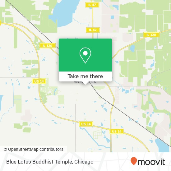 Mapa de Blue Lotus Buddhist Temple