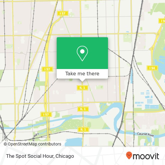 The Spot Social Hour map