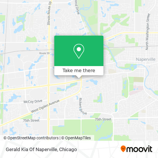 Mapa de Gerald Kia Of Naperville