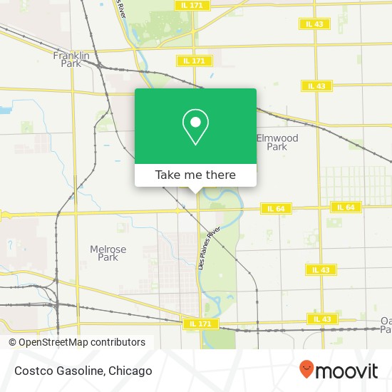 Mapa de Costco Gasoline