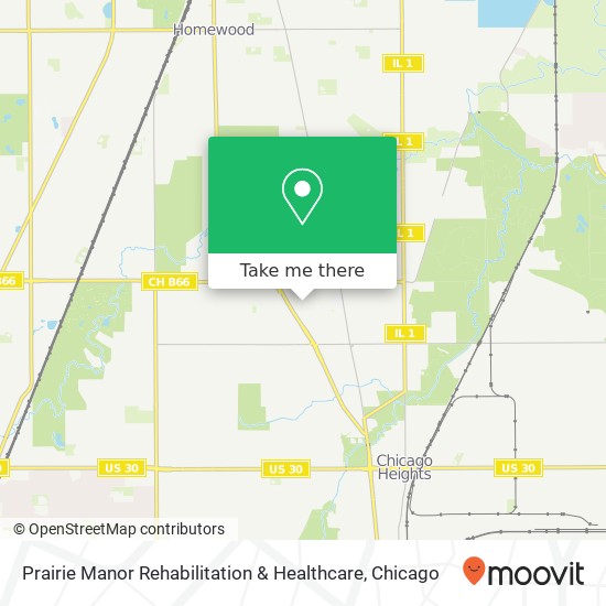 Mapa de Prairie Manor Rehabilitation & Healthcare