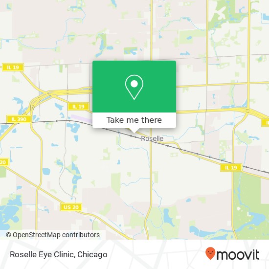 Roselle Eye Clinic map