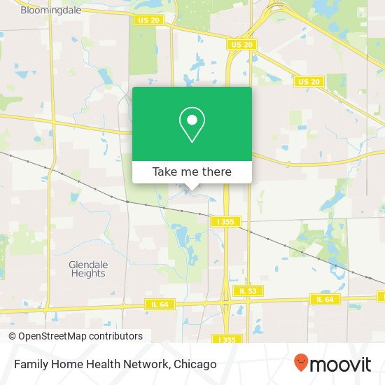 Mapa de Family Home Health Network