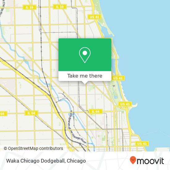 Waka Chicago Dodgeball map