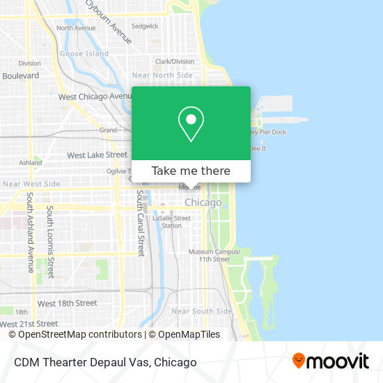 CDM Thearter Depaul Vas map