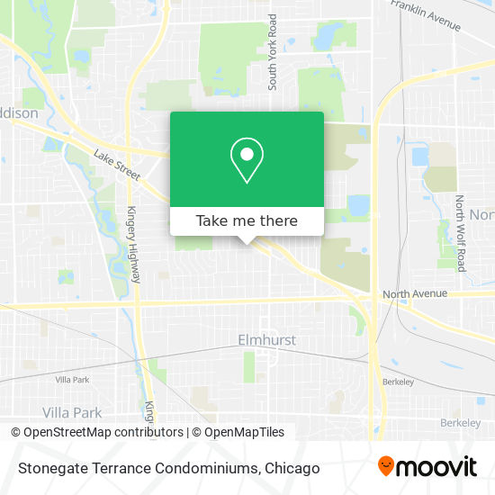 Mapa de Stonegate Terrance Condominiums