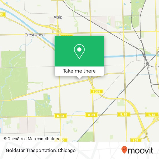 Goldstar Trasportation map
