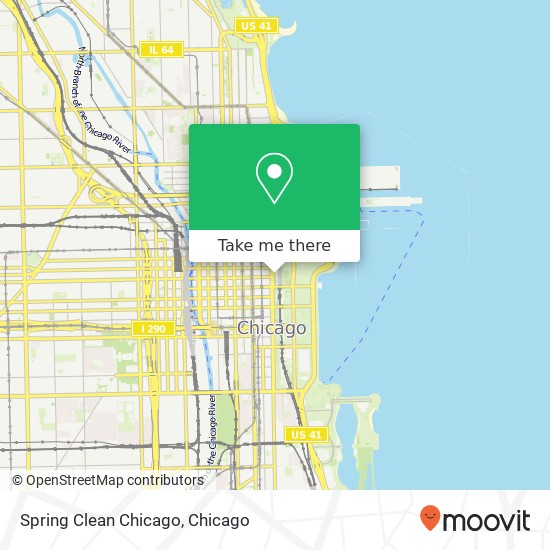 Mapa de Spring Clean Chicago