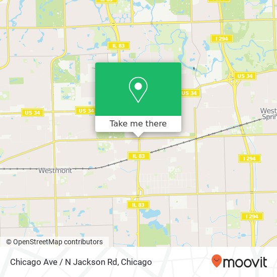 Mapa de Chicago Ave / N Jackson Rd