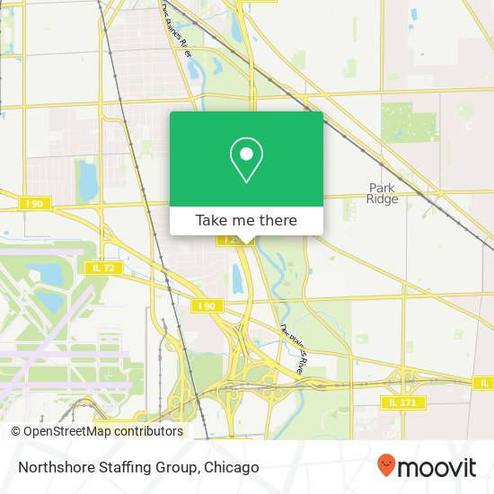 Northshore Staffing Group map