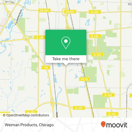 Weiman Products map