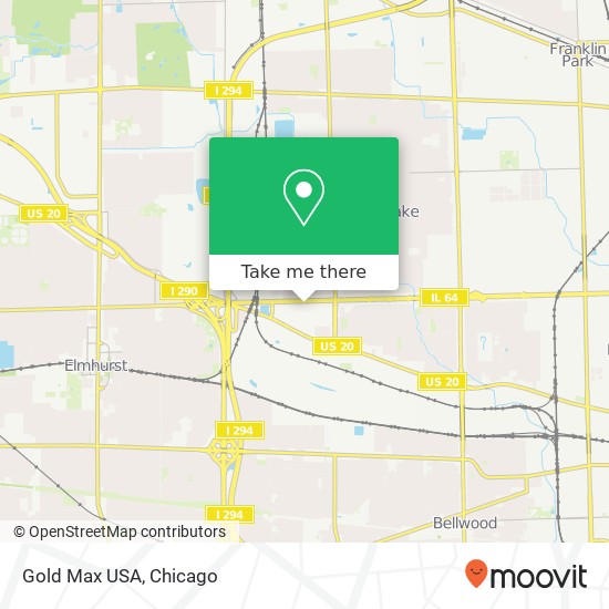 Gold Max USA map